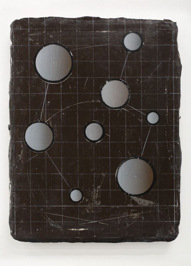 UNTITLED (parabola), 40 x 30 cm, oil and acrylic on canvas, 2014, Collection Schnetkamp, Germany