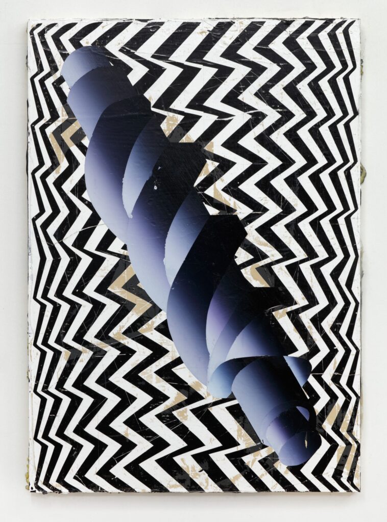 Untitled, oil and acrylic on wood, 100x70cm, 2016