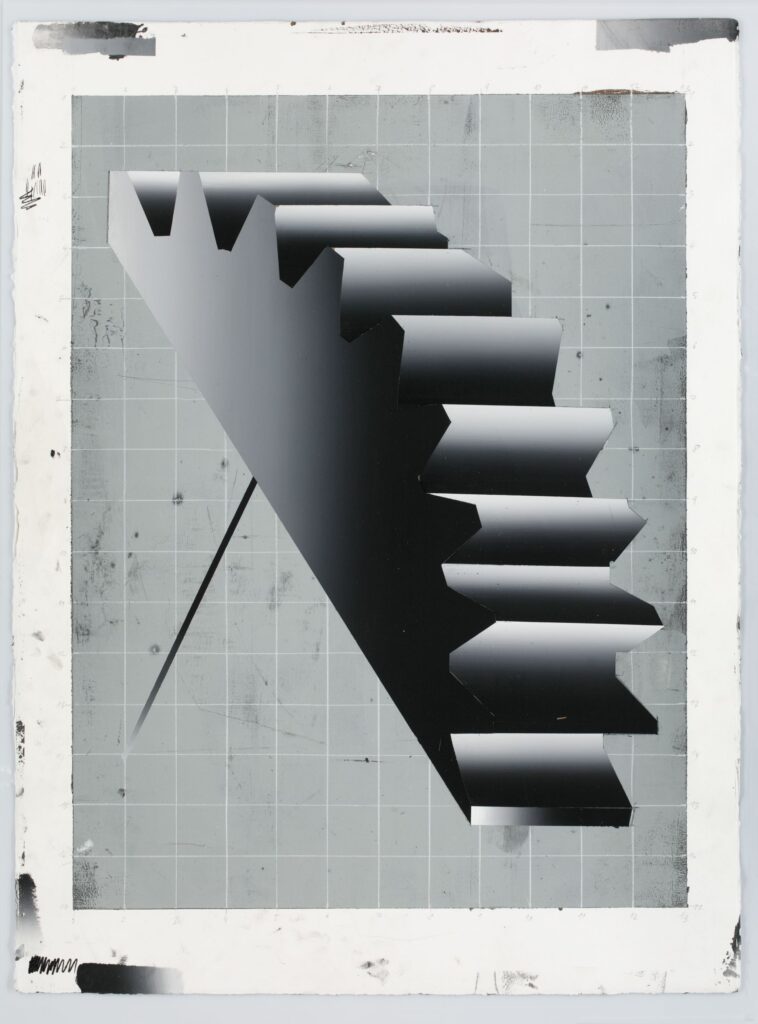 Untitled, 76 x 56cm, gouache on paper, 2016