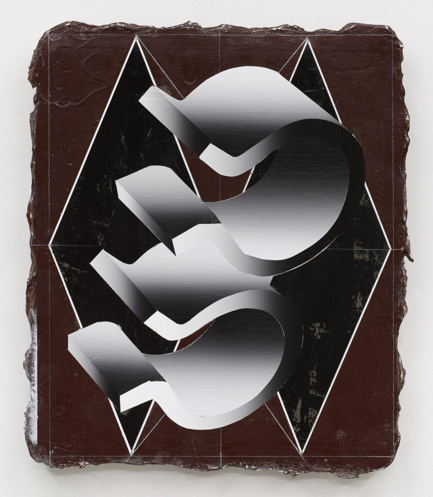 Untitled, acrylic, oil and pastel on canvas, 68x58cm, 2018