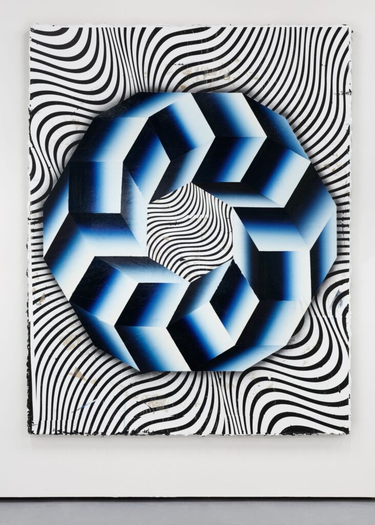 Untitled, oil and acrylic on canvas, 2017