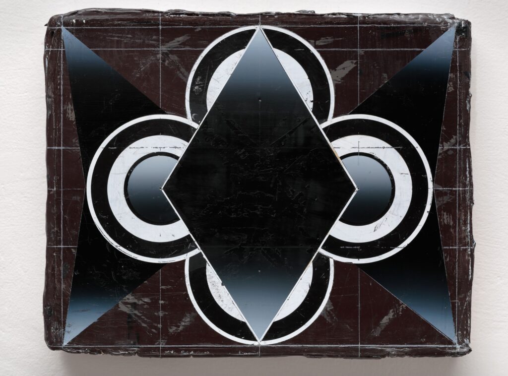 Untitled, acrylic and oil on canvas, 2014