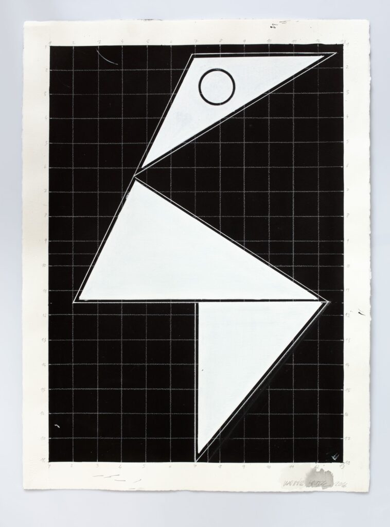 Untitled, 76x 56cm, gouache on paper, 2016