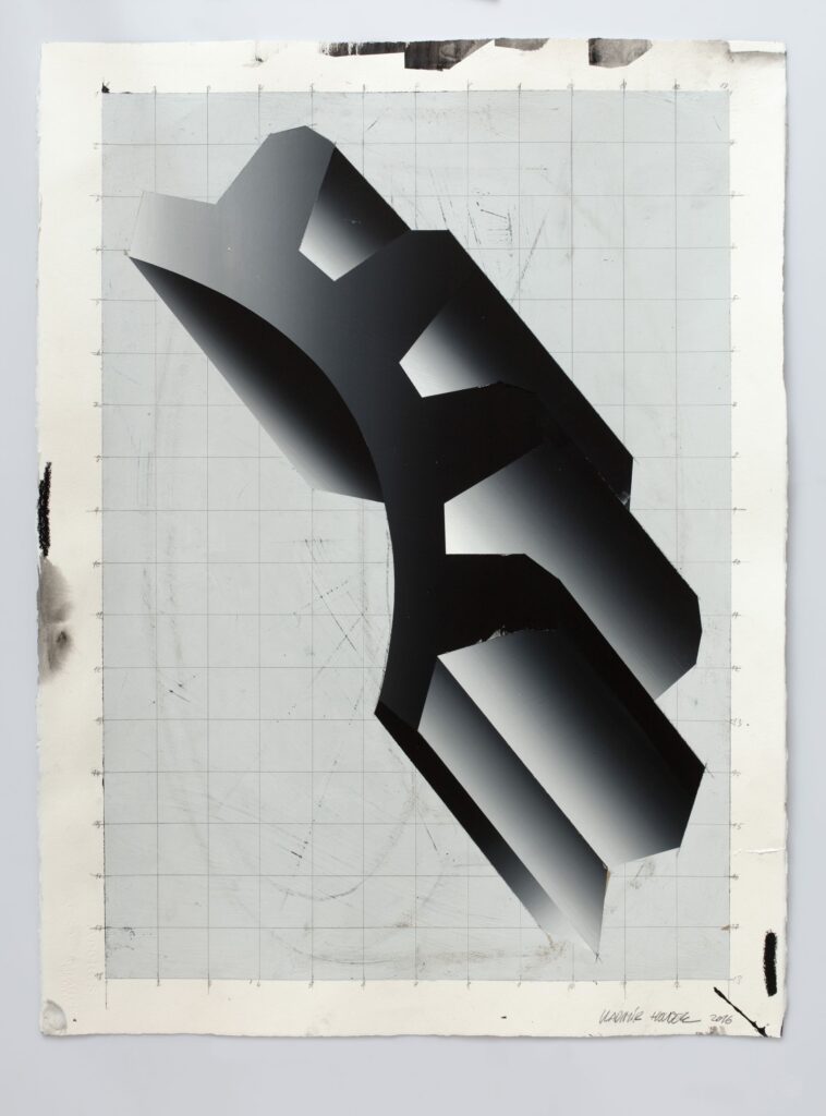 Untitled, 76x56cm, gouache on paper, 2016