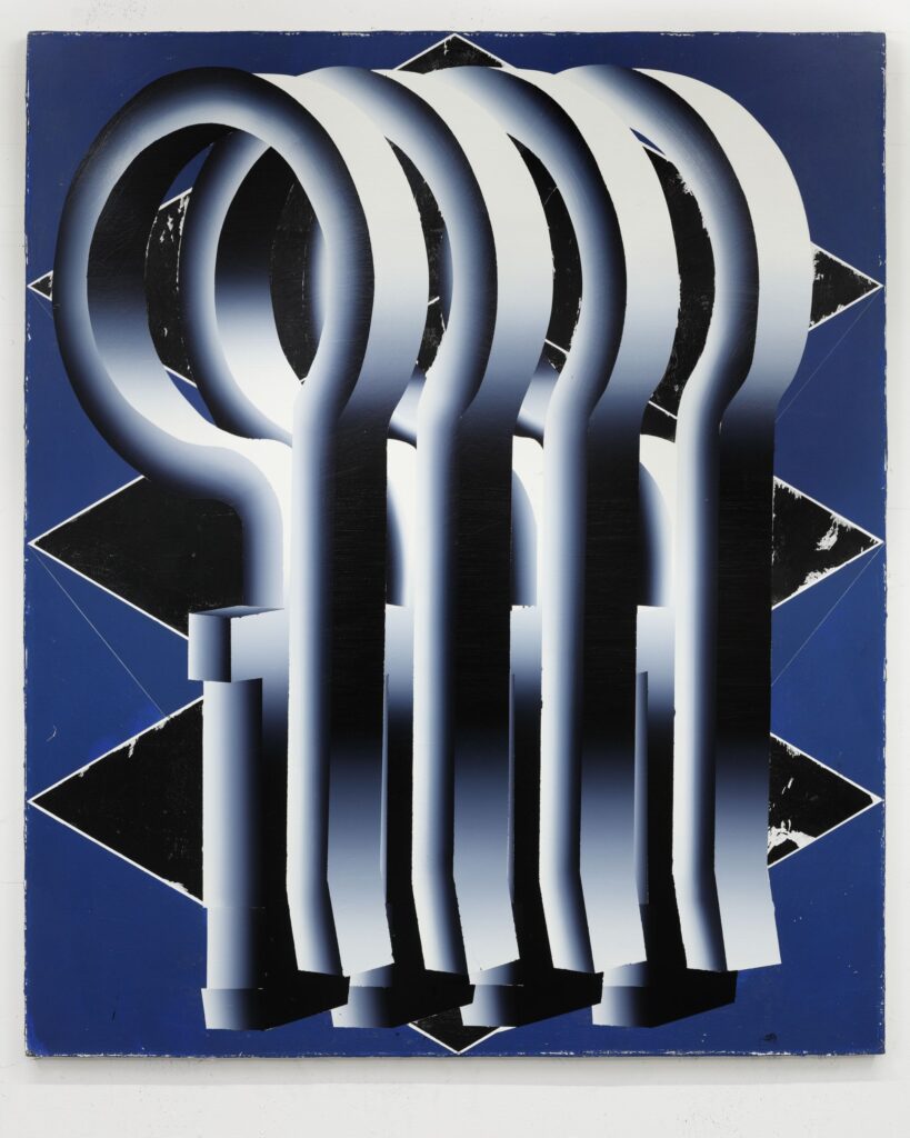 Untitled, acrylic and oil on canvas, 190x160cm, 2019