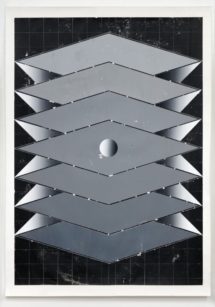 Untitled, gouache on paper, 160x113cm, 2016