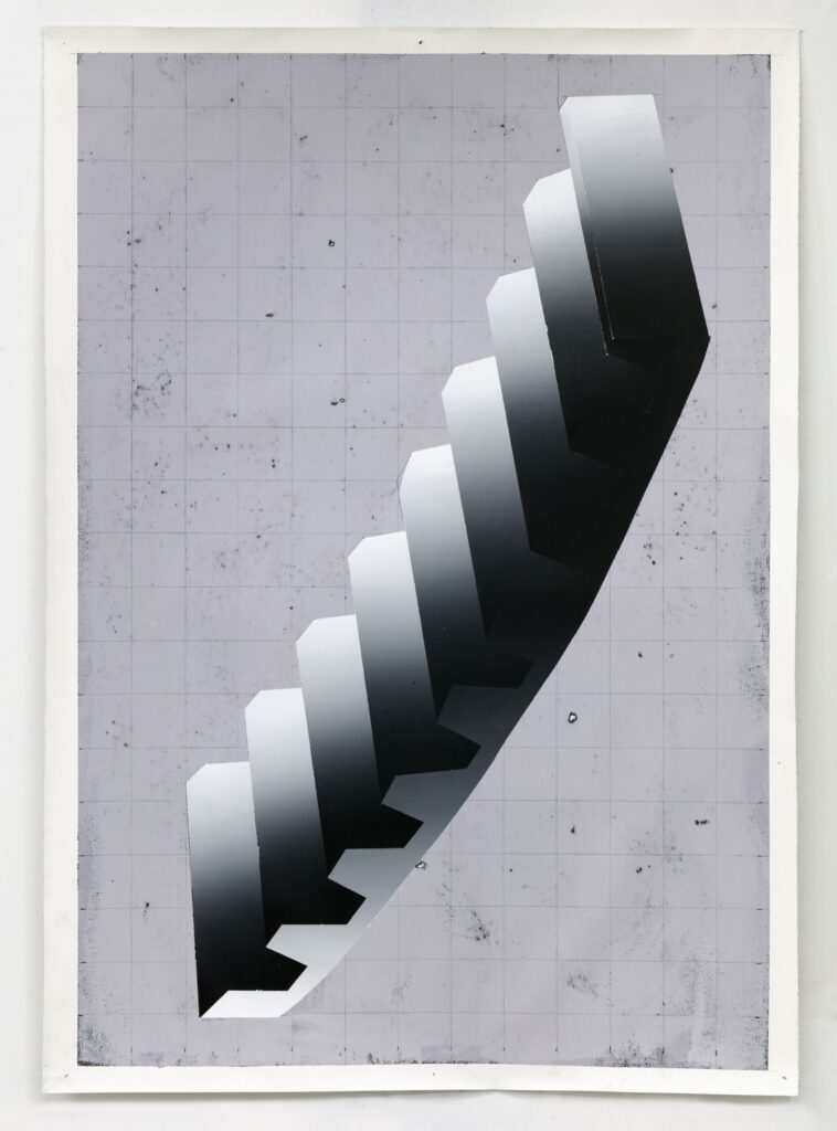 Untitled, gouache on paper, 160x113cm, 2016