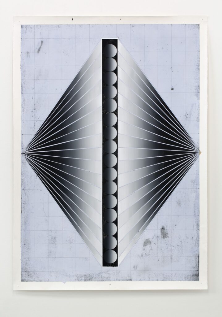 Untitled, gouache on paper, 160x113cm, 2016