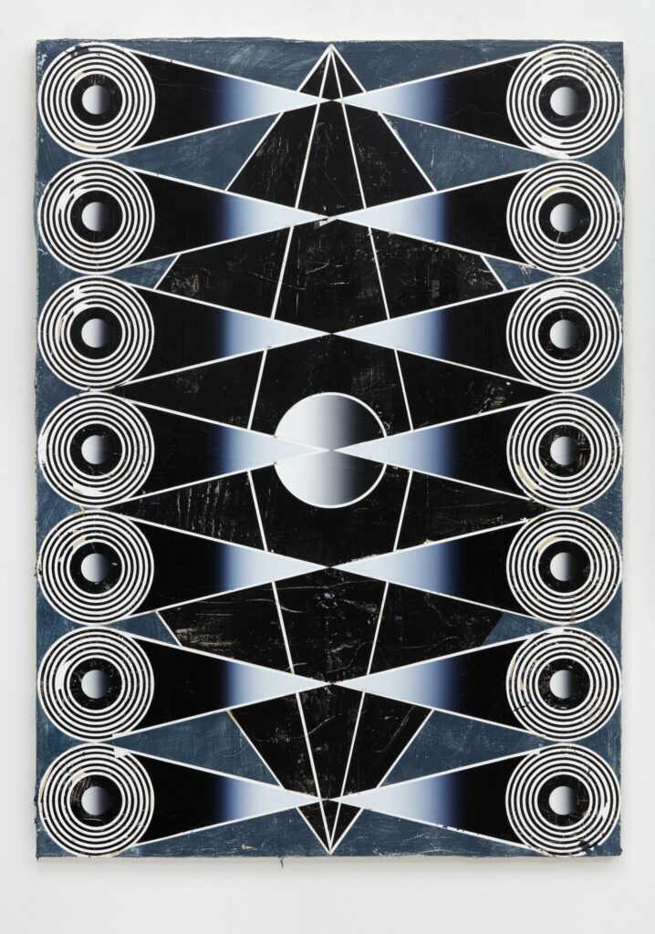 Untitled, oil, gouache and acrylic on wood, 140x100cm, 2016