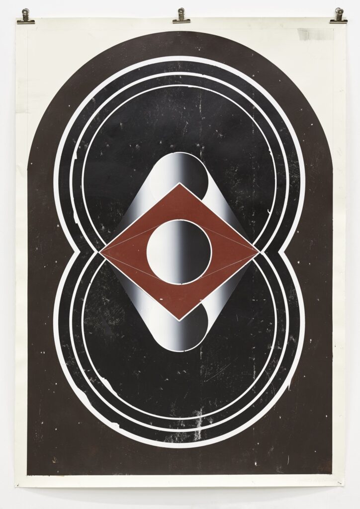 Untitled, gouache on paper, 200x140cm, 2018