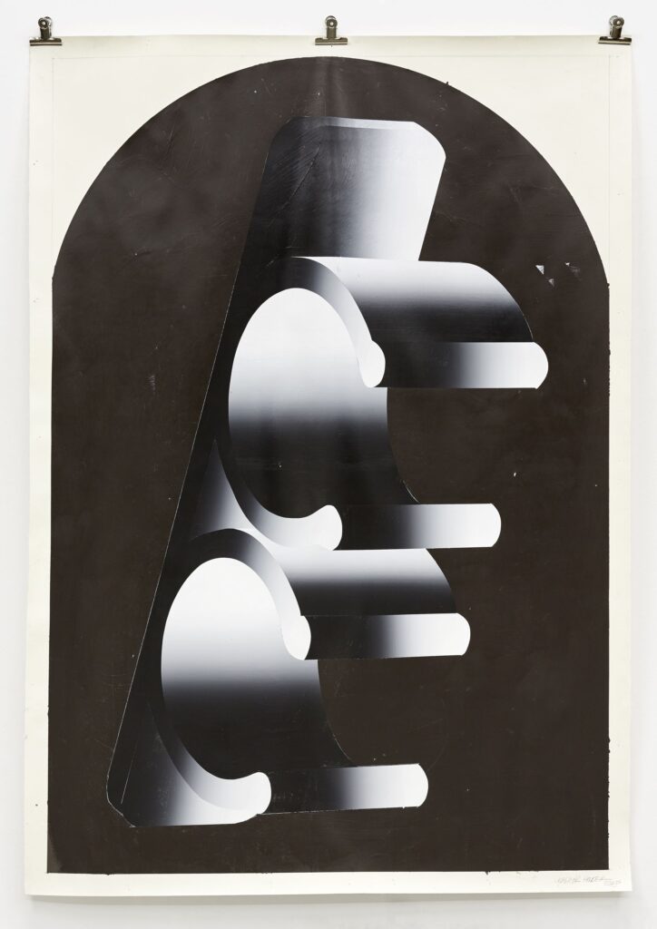 Untitled, gouache on paper, 200x140cm, 2018