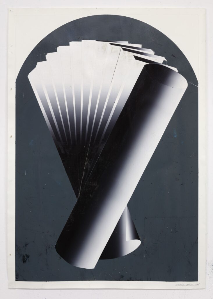 Untitled, gouache on paper, 200x140cm, 2018