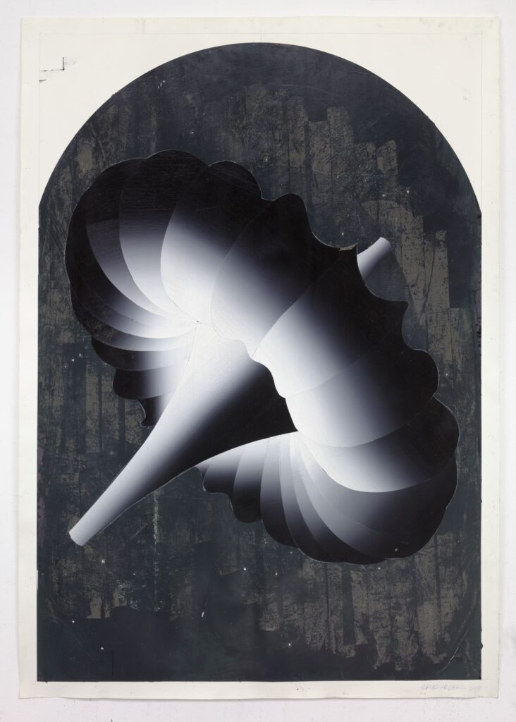 Untitled, gouache on paper, 200x140cm, 2017