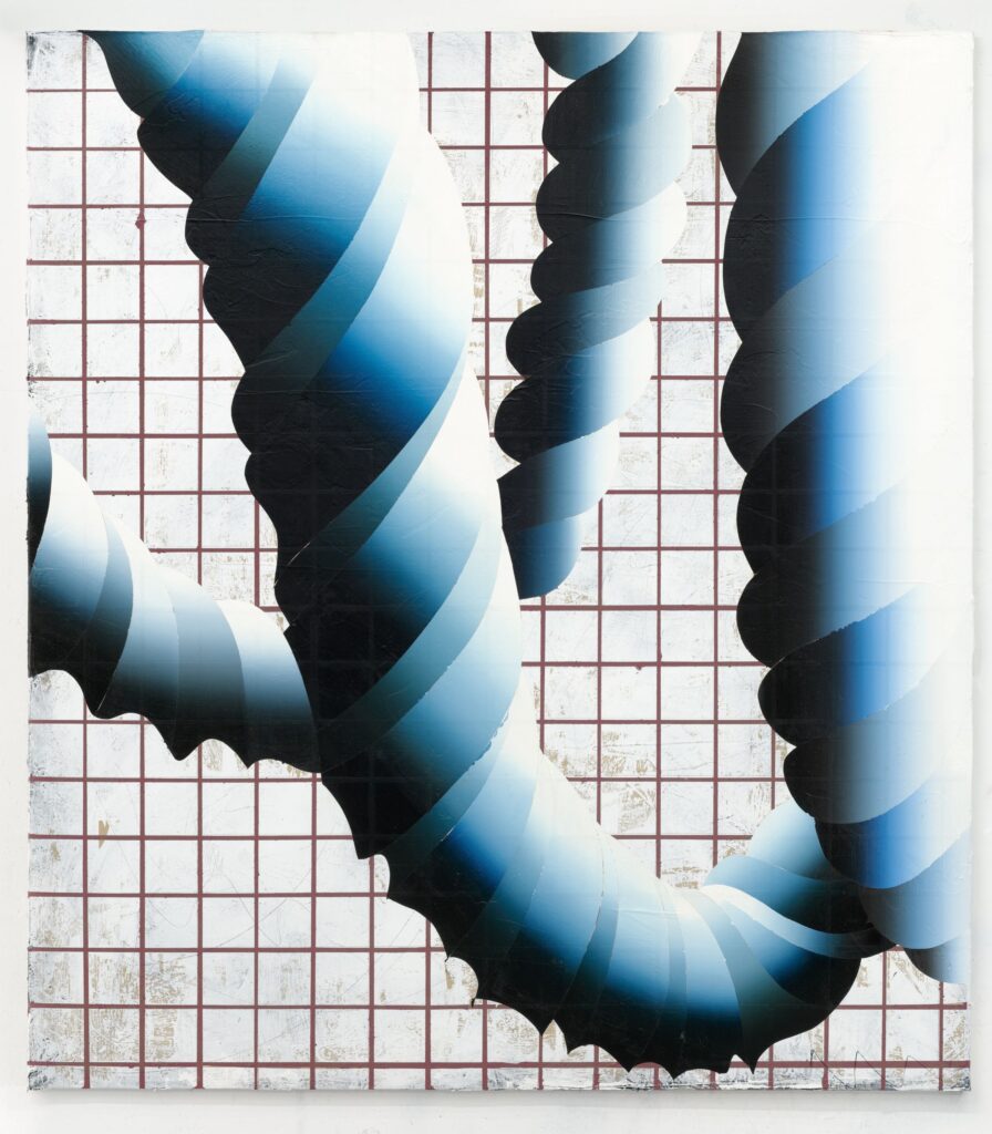 Untitled, oil and acrylic on canvas, 185x165cm, 2016-2017