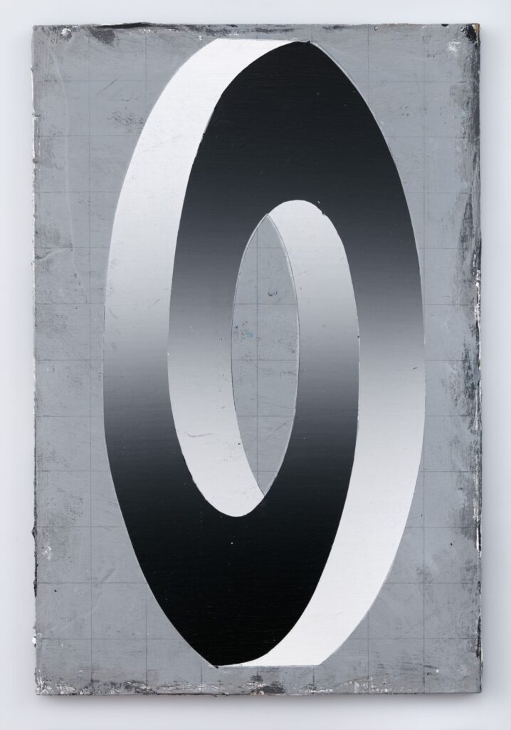 Untitled, gouache and acrylic on board, 2018