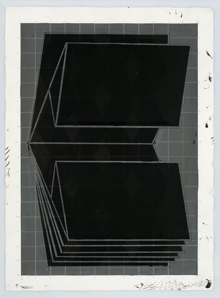 Untitled, 76 x 56cm, gouache on paper, 2016