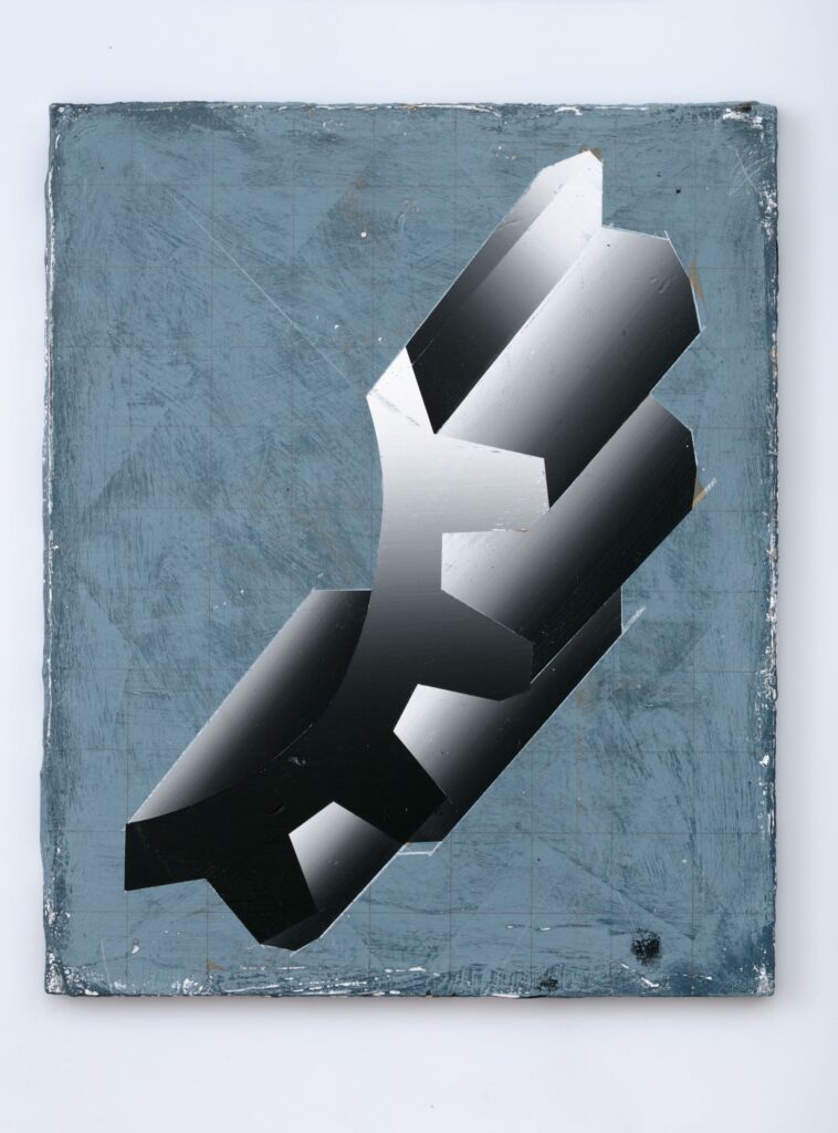 Untitled, gouache and acrylic on board, 2018