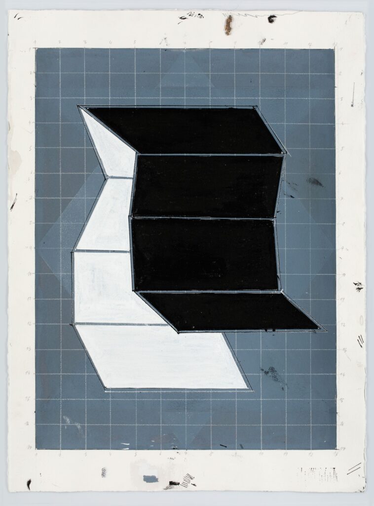 Untitled, 76 x 56cm, gouache on paper, 2016