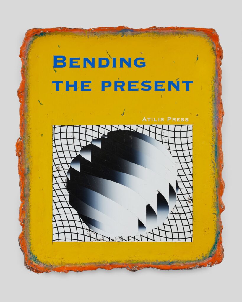 Bending the Present, acrylic on canvas, 100x80cm, 2020