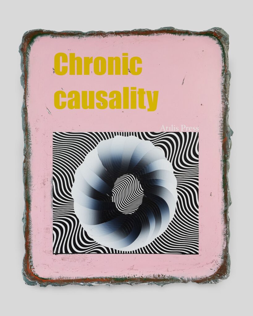 Chronic Causality (AP), acrylic on canvas, 100x80cm, 2020
