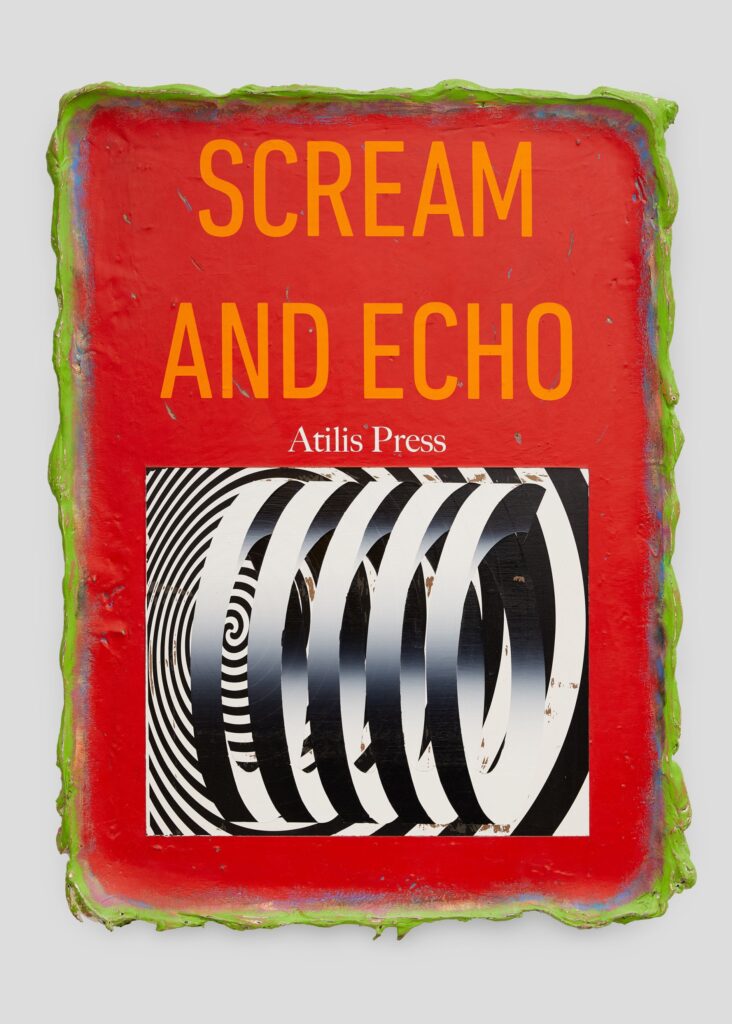 Scream nad Echo, acrylic on canvas, 110x80cm, 2021