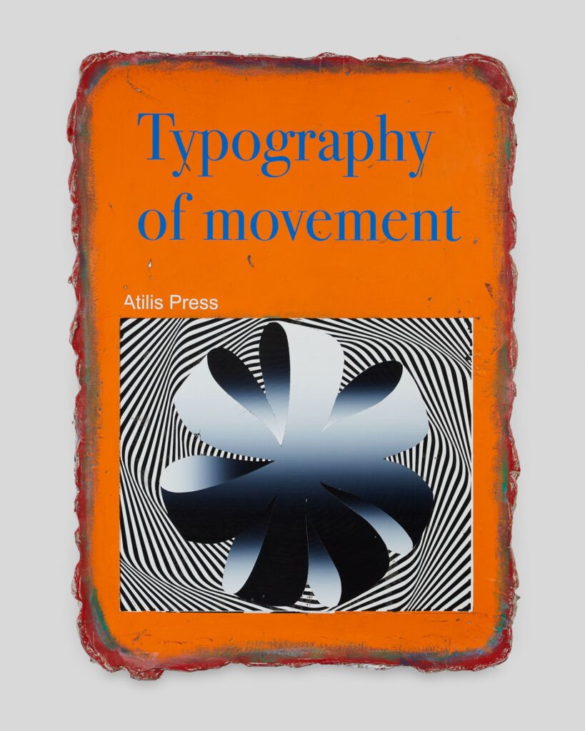 Typography of movement, acrylic on canvas, 100x70cm, 2020