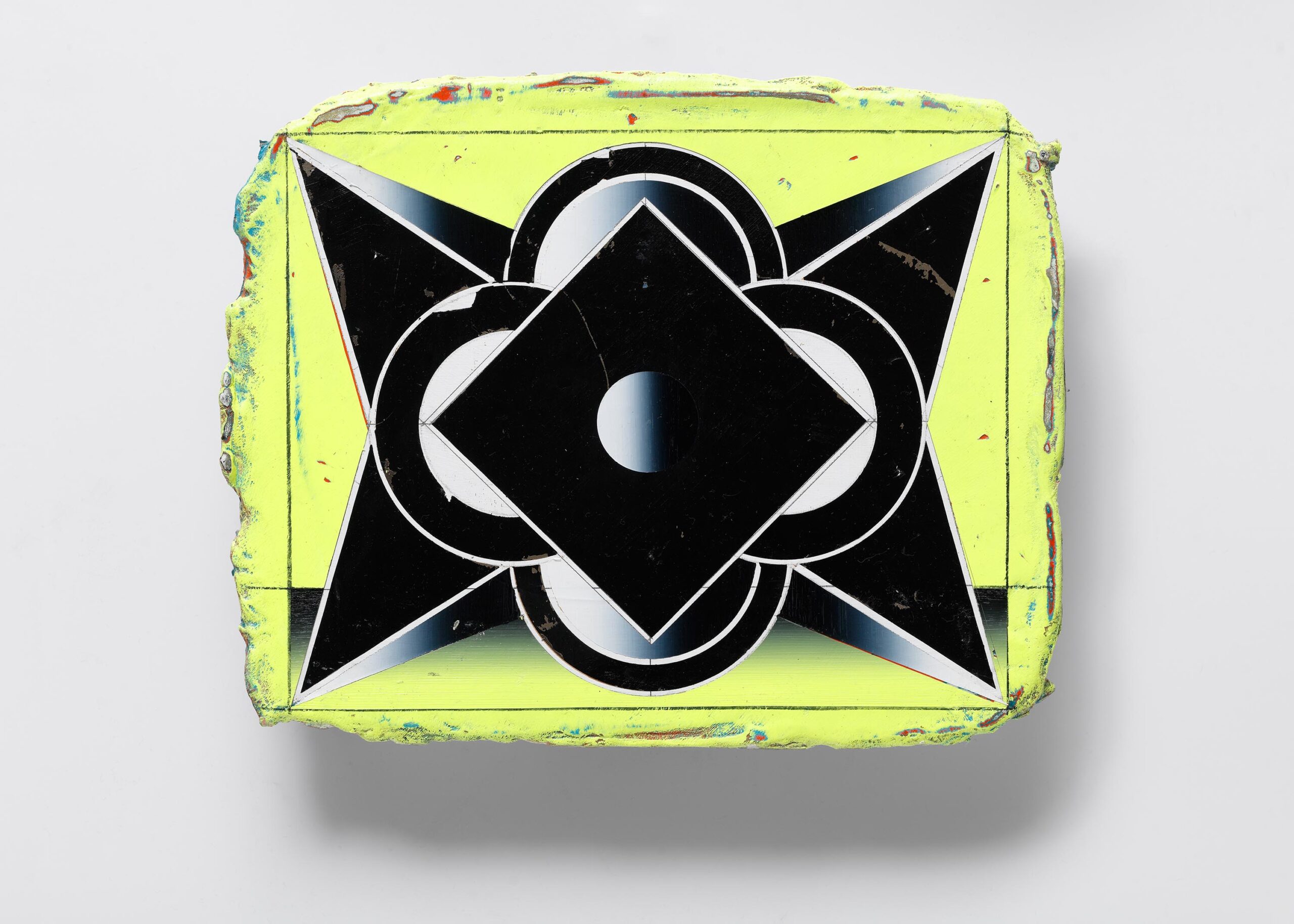 Untitled, 2014-2024, acrylic and wax pastel on canvas, 18x24cm